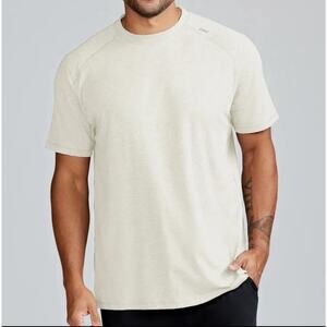 Tasc Men Carrollton Tee Large Mineral Heather T-Shirt Bamboo Organic Sustainable